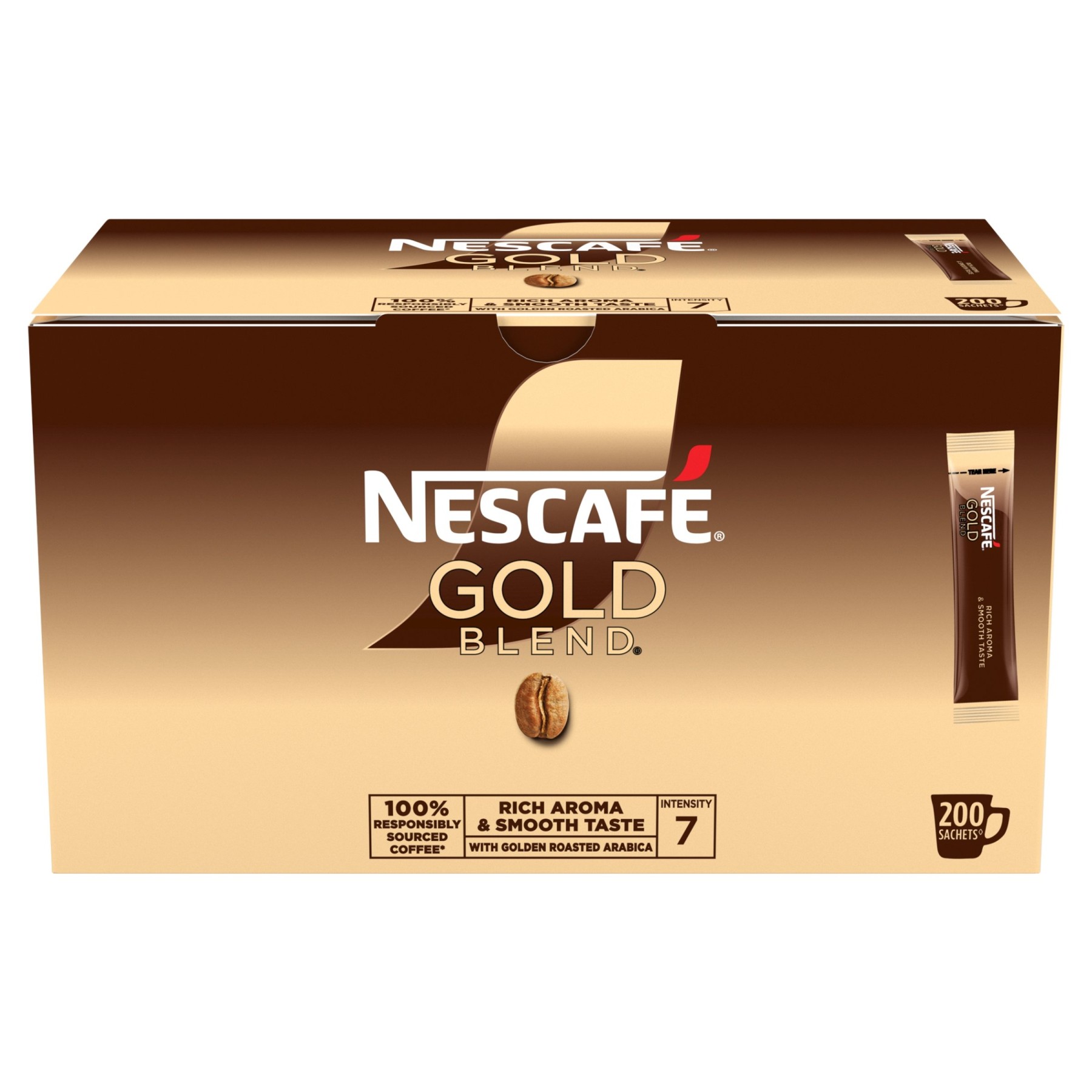 NESCAFÉ® Gold Blend Instant Coffee Sachets - 200 x 1.8g Sticks
